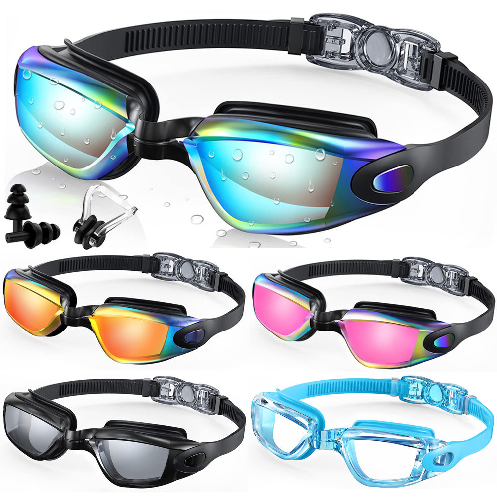 Swim Goggles Anti Fog Uv - Swimming Goggles Professional Waterproof Swim Eyewear