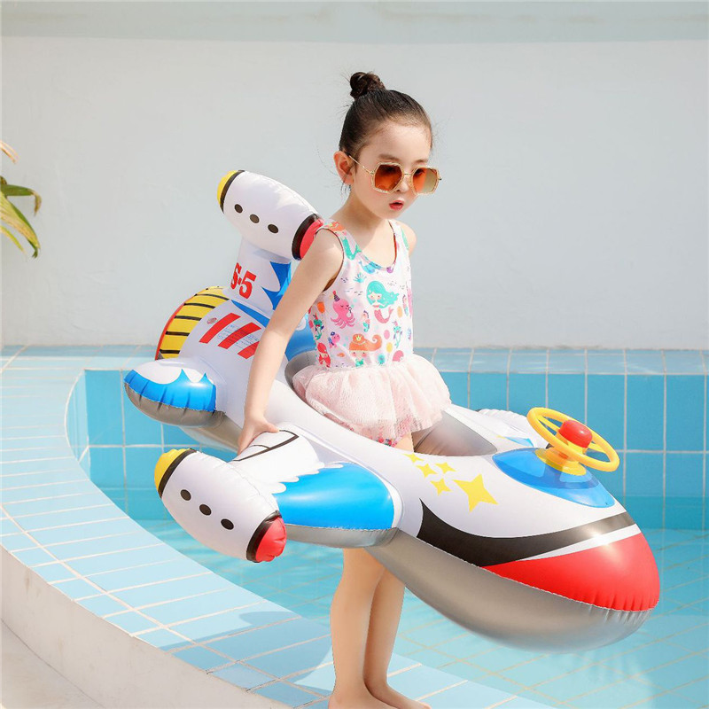 Baby Swimming Circle Airplane  - огляд і ціна Pool Float Ring Inflatable