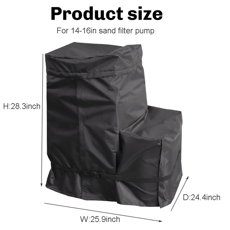 Pool Pump Cover for 14-16 Inch - огляд і ціна Pool Cover Waterproof