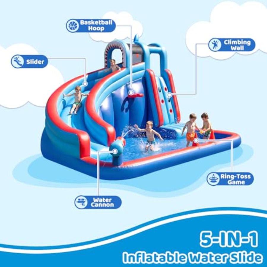 Backyard inflatable water slid - огляд і ціна Water Slide Inflatable
