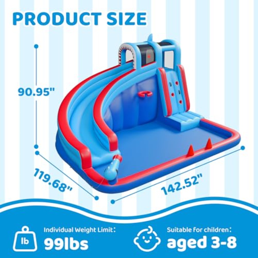Backyard inflatable water slid - огляд і ціна Water Slide Inflatable
