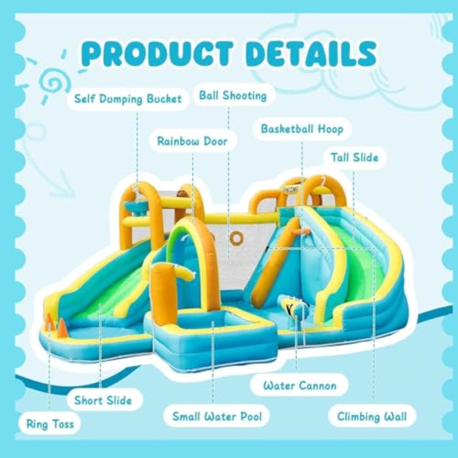 Backyard outdoor inflatable wa - огляд і ціна Water Slide Inflatable