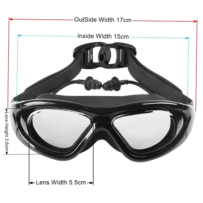 Myopia Swimming Glasses with A - огляд і ціна Swim Goggles Anti Fog Uv