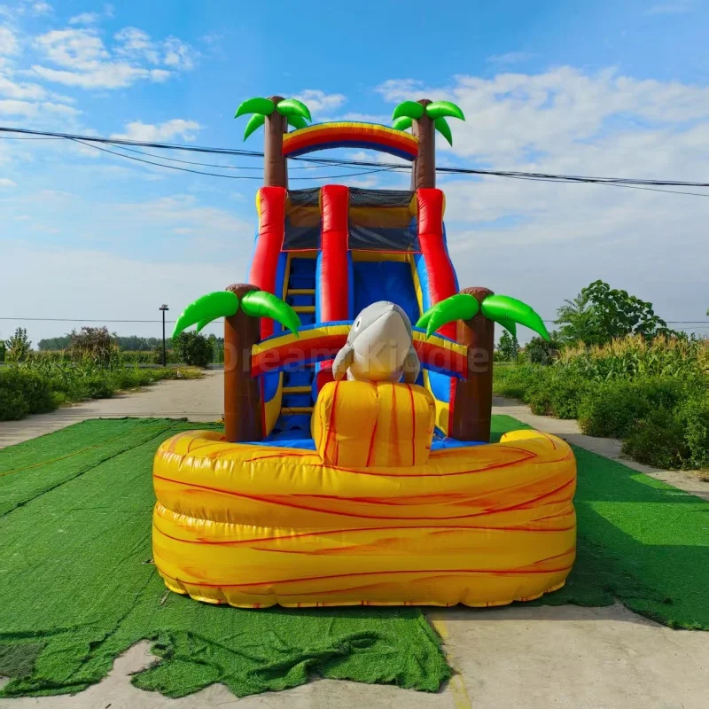 Giant Tropical Dolphin Theme I - огляд і ціна Water Slide Inflatable