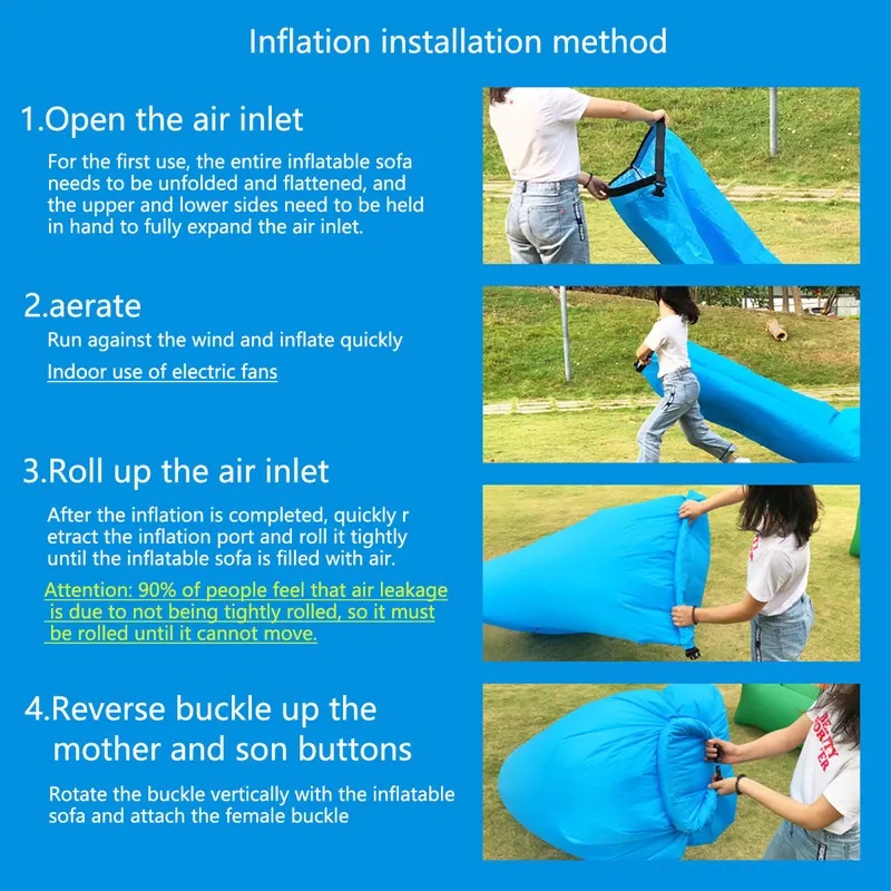 Portable Inflatable Air Sofa,  - огляд і ціна Pool Lounger Inflatable