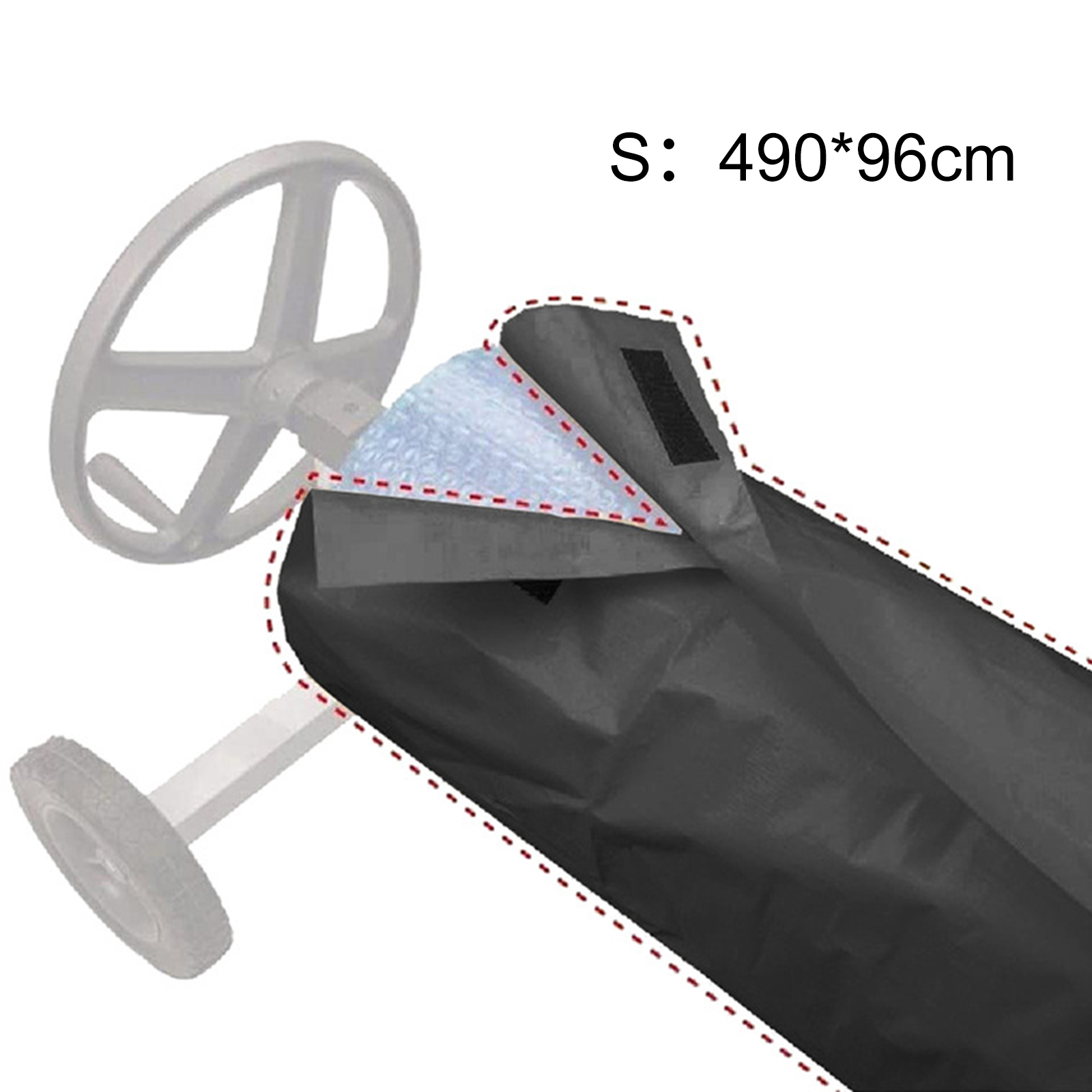 Pool Solar Reel Cover Protecti - огляд і ціна Pool Cover Waterproof