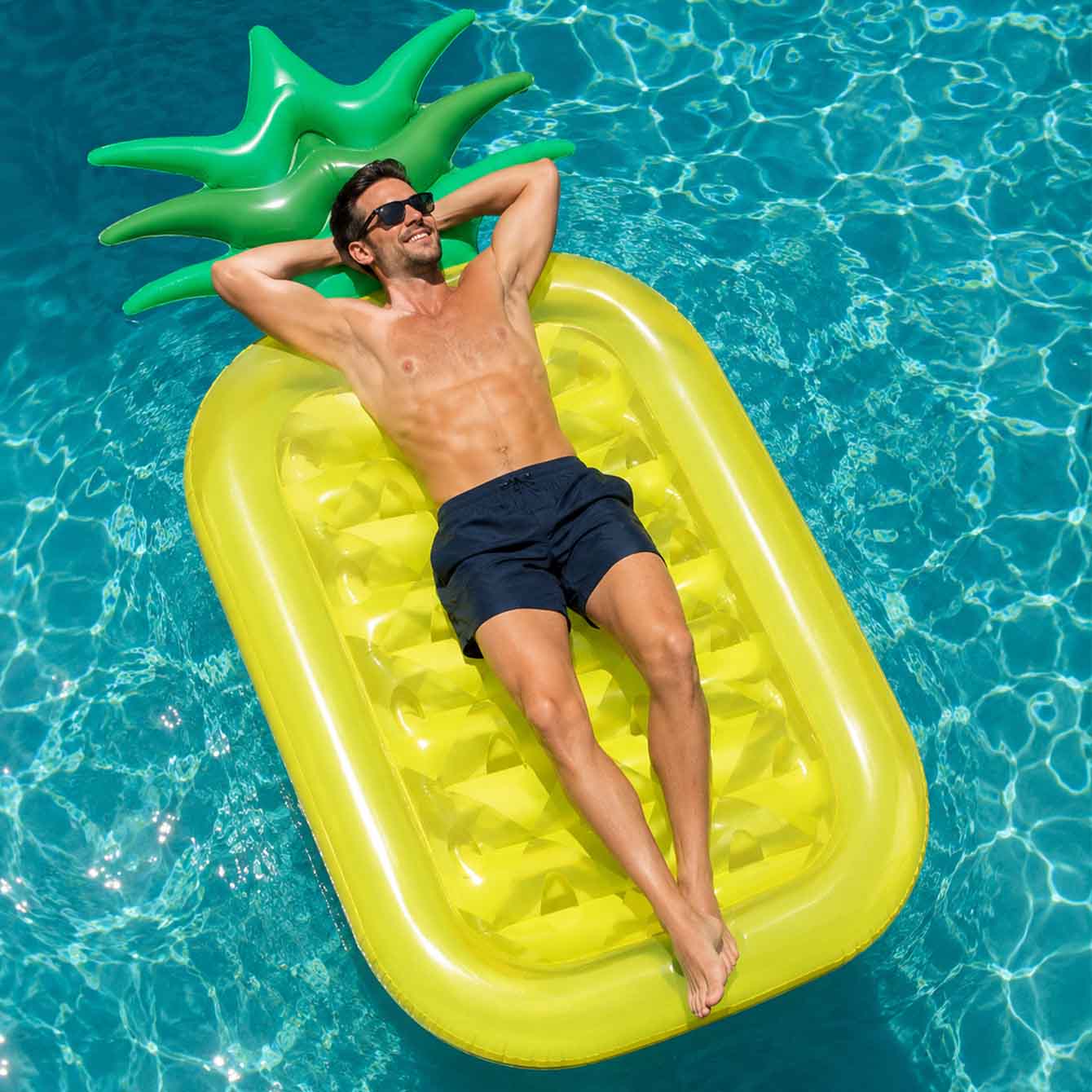 Inflatable Pool Float, Inflata - огляд і ціна Pool Lounger Inflatable