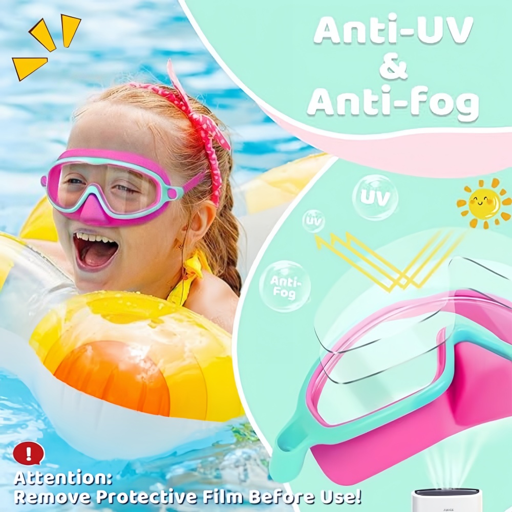 Kids Swim Goggles with Nose Co - огляд і ціна Swim Goggles Anti Fog Uv