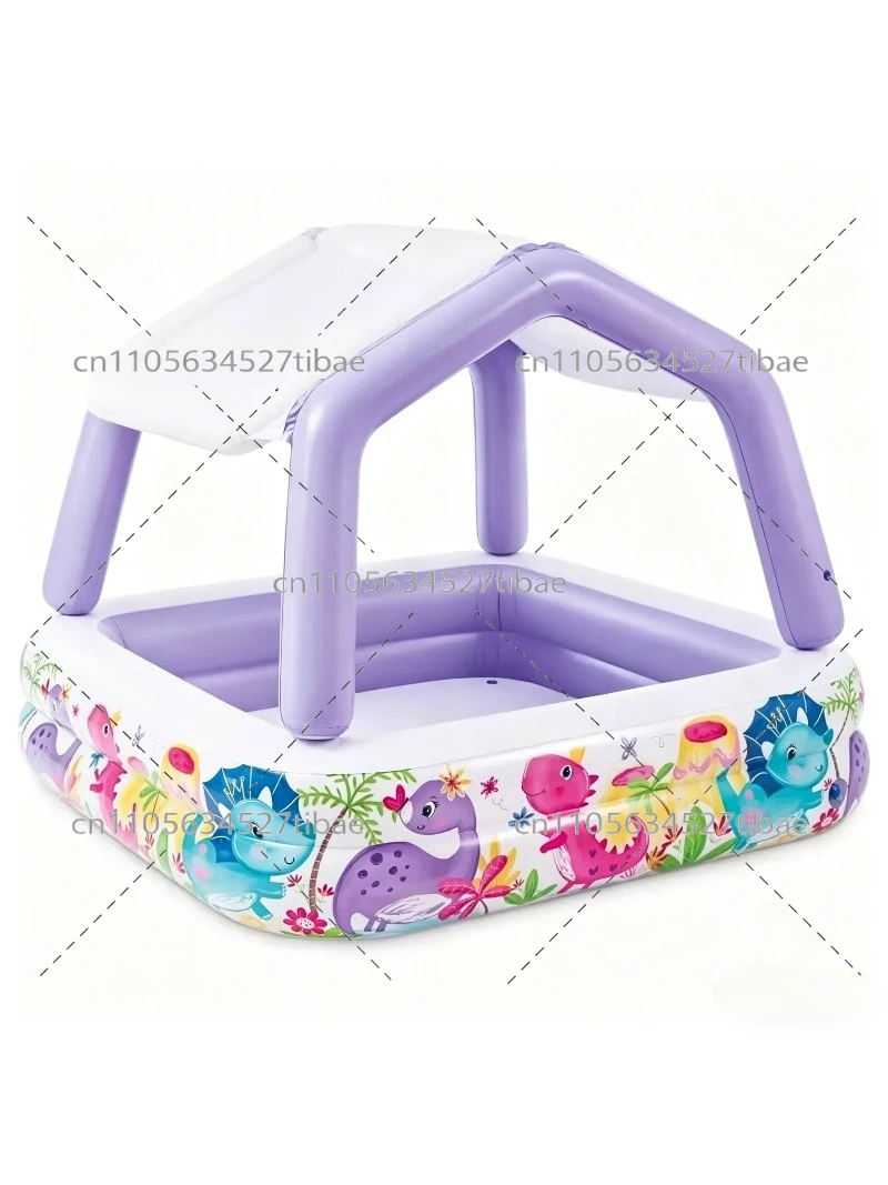 Inflatable Rainbow Kids Pool w - огляд і ціна Water Slide Inflatable