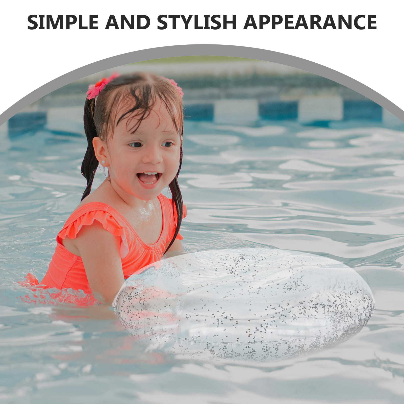 60Cm Inflatable Swimming Ring  - огляд і ціна Pool Float Ring Inflatable