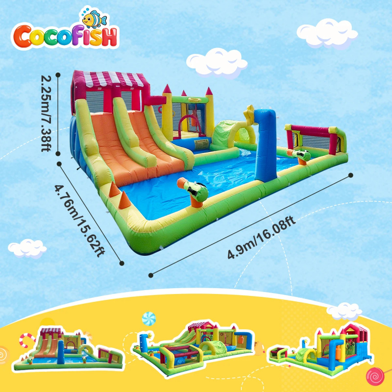 Cocofish Cocofish Backyard Sum - огляд і ціна Water Slide Inflatable
