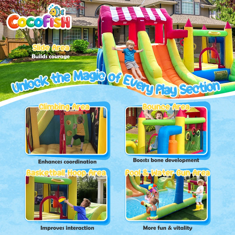 Cocofish Cocofish Backyard Sum - огляд і ціна Water Slide Inflatable