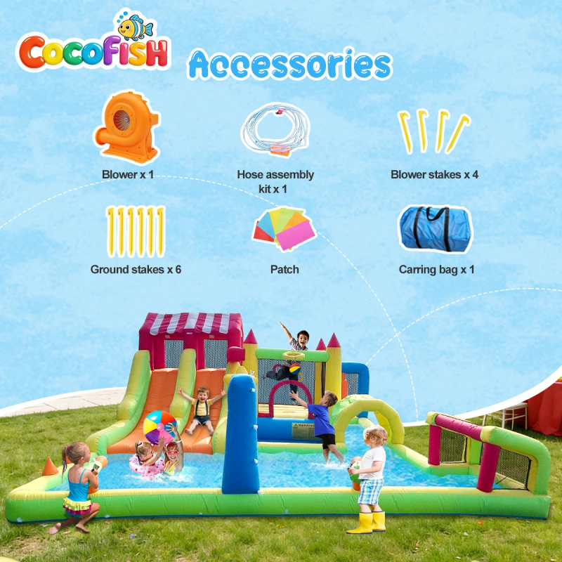 Cocofish Cocofish Backyard Sum - огляд і ціна Water Slide Inflatable