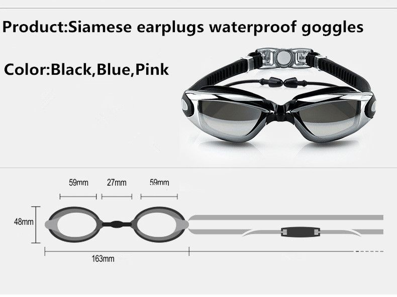 Swimming Goggles Adult Pool Gl - огляд і ціна Swim Goggles Anti Fog Uv
