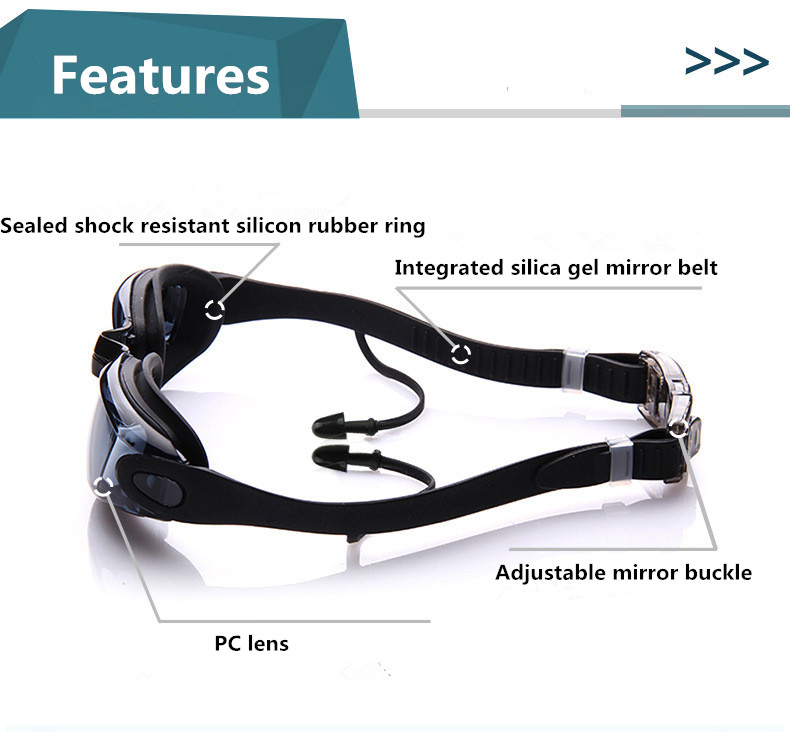 Swimming Goggles Adult Pool Gl - огляд і ціна Swim Goggles Anti Fog Uv