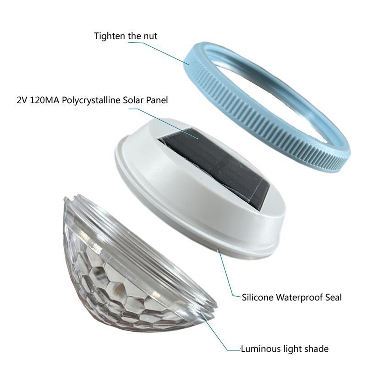 Solar Floating Pool Light Outd - огляд і ціна Pool Light Solar Rechargeable