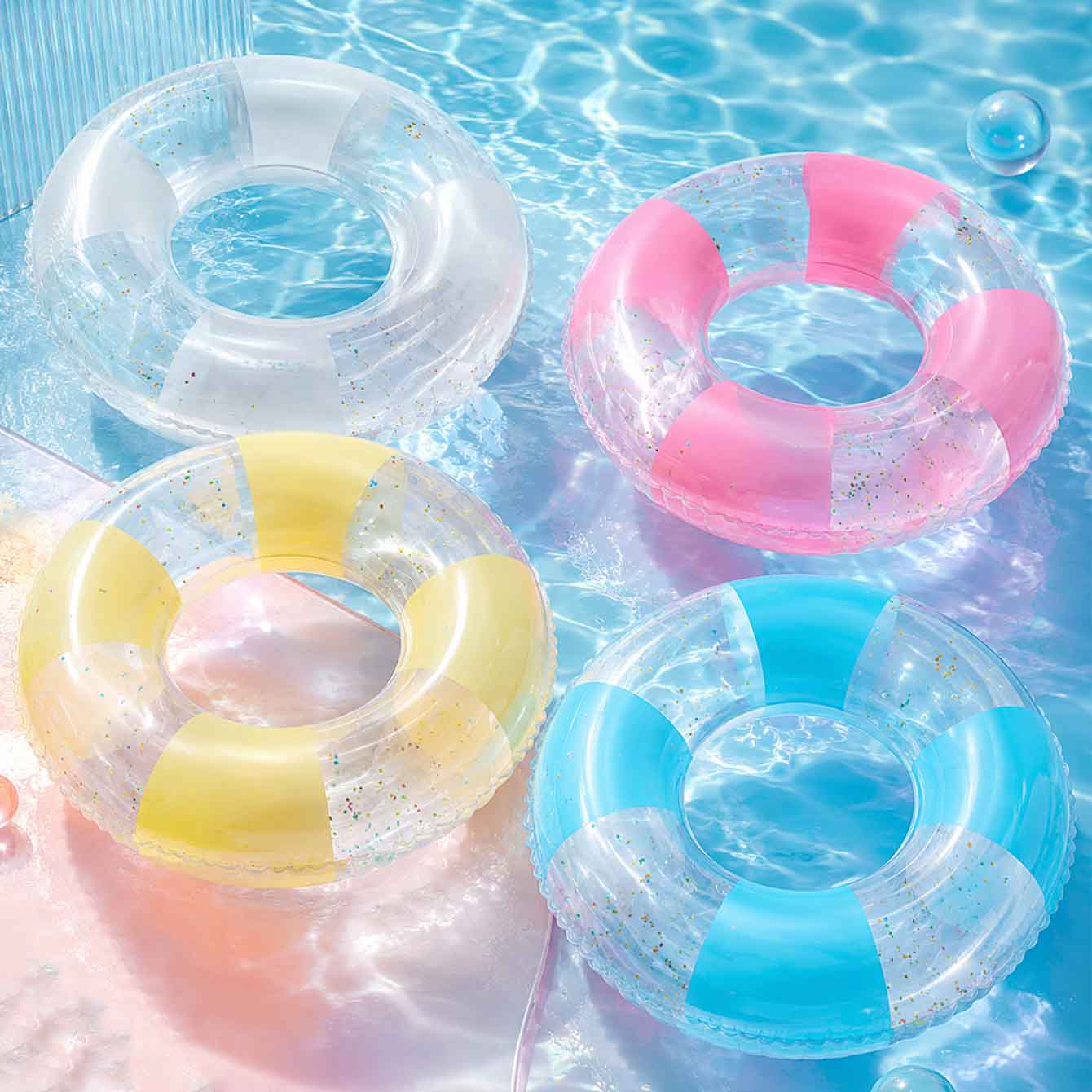 1PC Pool Floats with Handles f - огляд і ціна Pool Lounger Inflatable