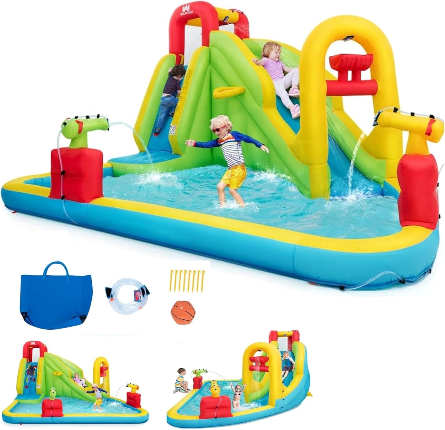 Mega Inflatable Water Park Bou - огляд і ціна Water Slide Inflatable