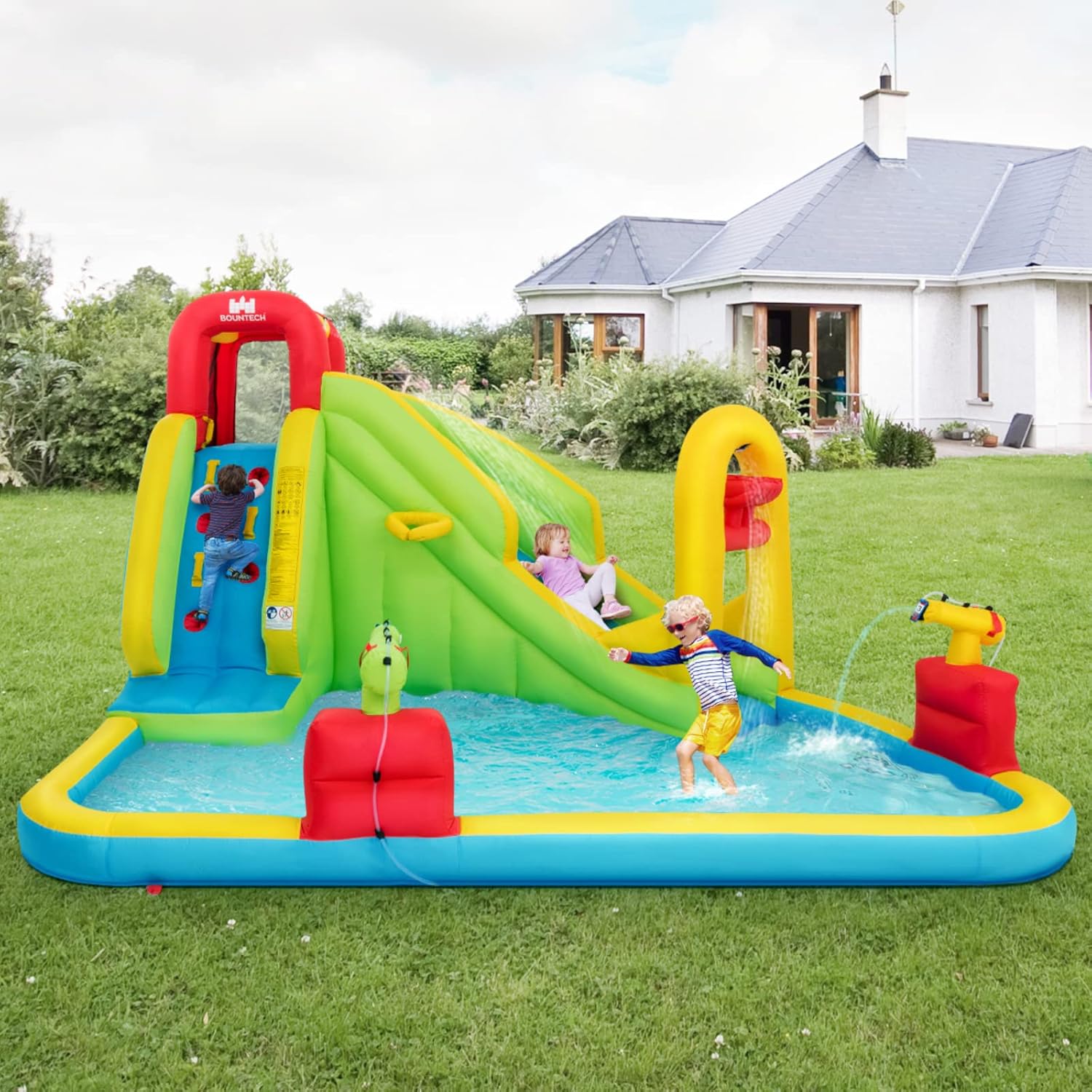 Mega Inflatable Water Park Bou - огляд і ціна Water Slide Inflatable