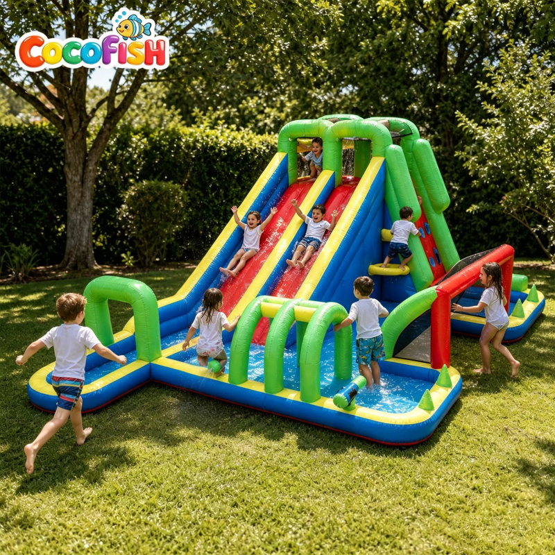 Cocofish Large Inflatable Wate - огляд і ціна Water Slide Inflatable
