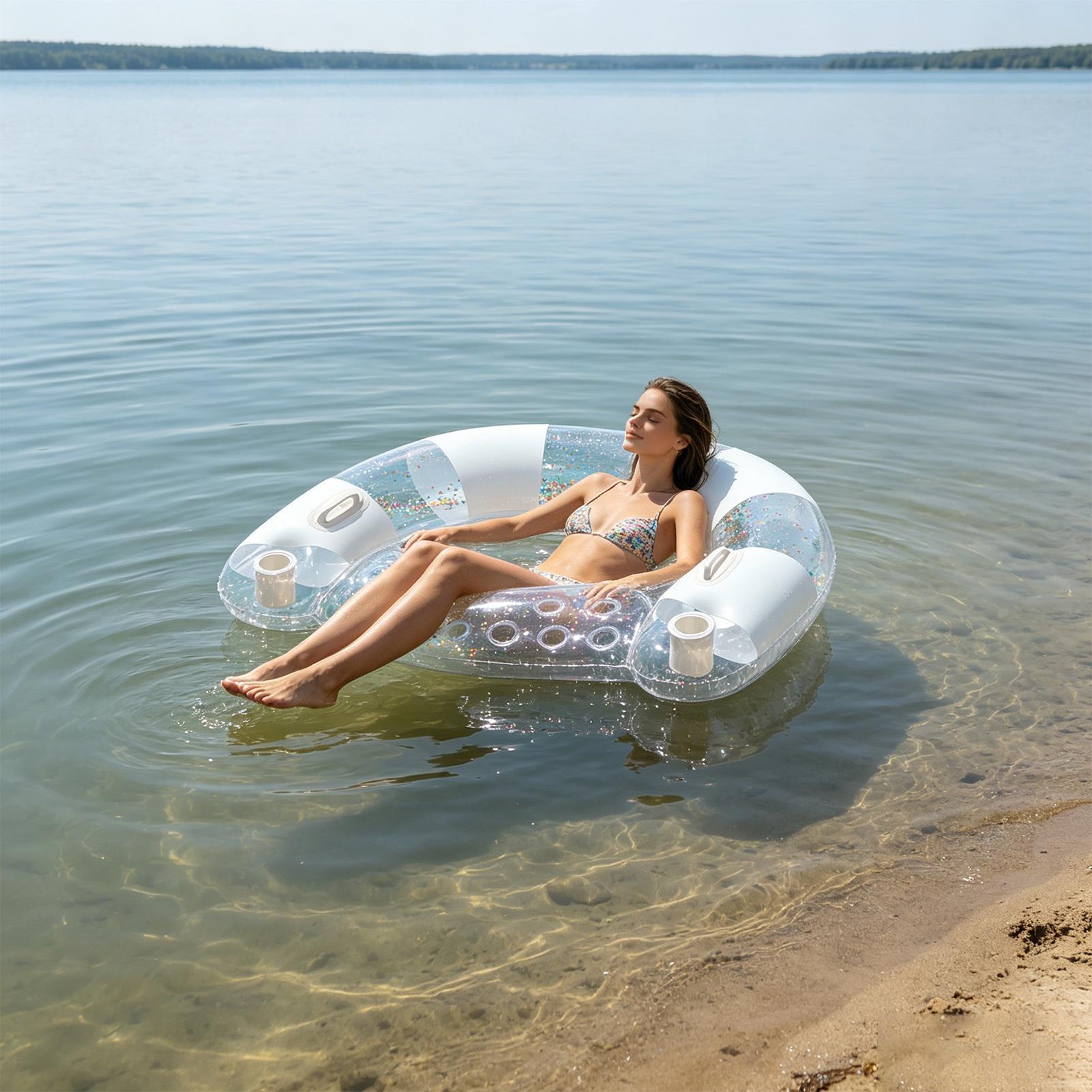 Pool Lounger Float Blow Up Lou - огляд і ціна Pool Lounger Inflatable