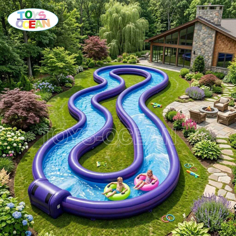 Commercial Inflatable Lazy Riv - огляд і ціна Water Slide Inflatable