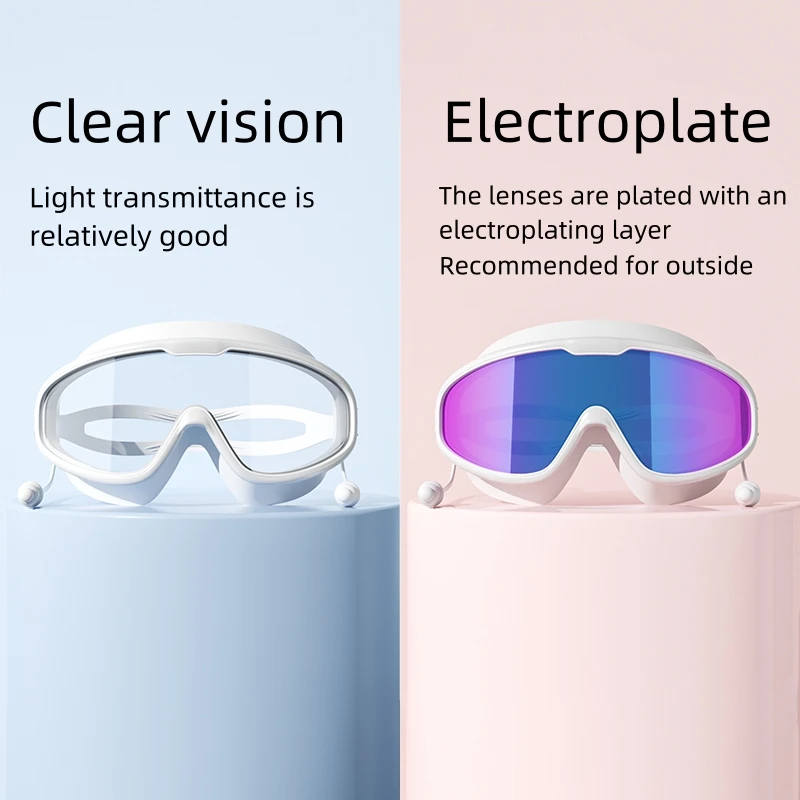 Swimming goggles Large frame s - огляд і ціна Swim Goggles Anti Fog Uv