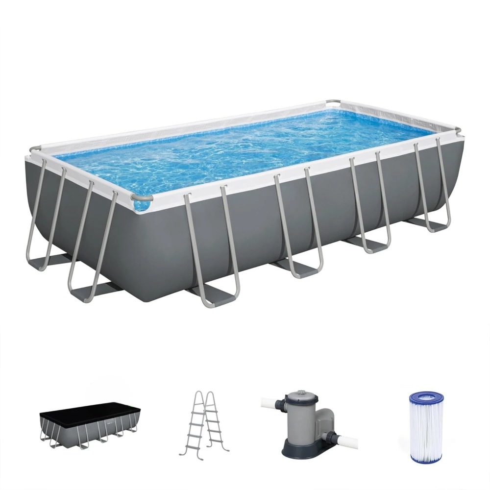 Rectangular Metal Frame Above  - огляд і ціна Pool Ladder Above Ground