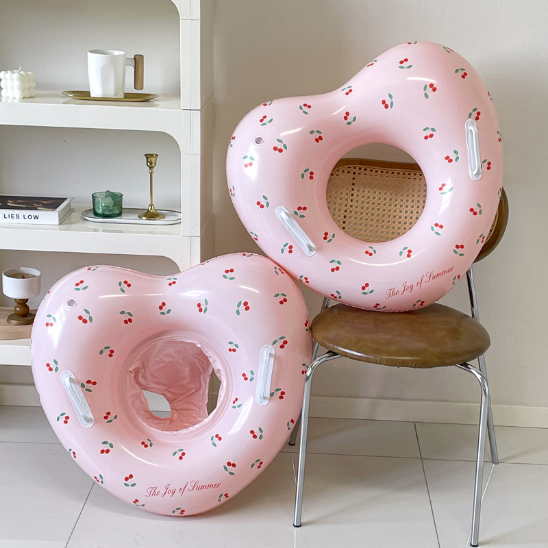 1Pcs Cherry Swim Ring Inflatab - огляд і ціна Pool Float Ring Inflatable
