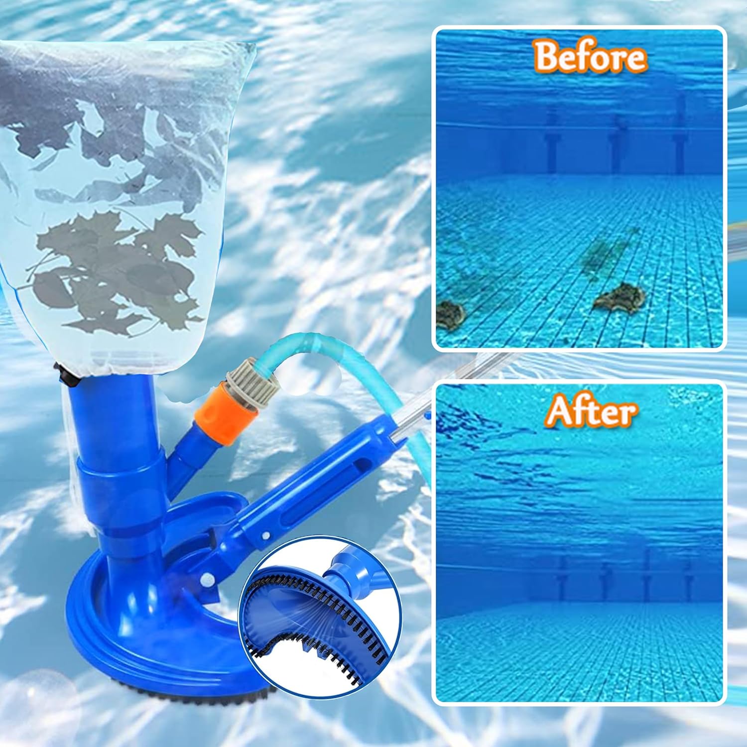 60 inch Pool Vacuum Cleaner Ha - огляд і ціна Pool Vacuum Manual